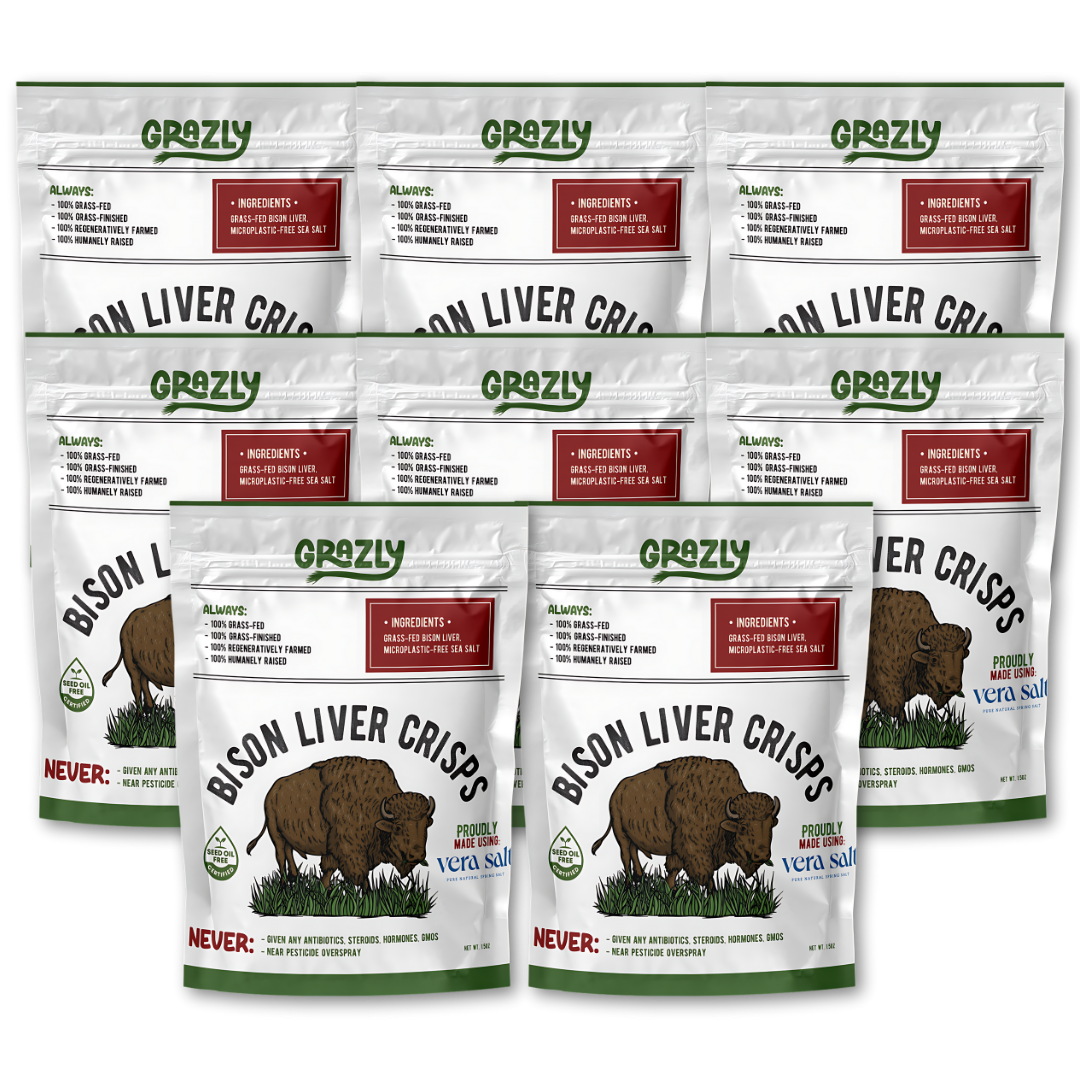 Bison Liver Crisps - 100% Grass-Fed/Finished